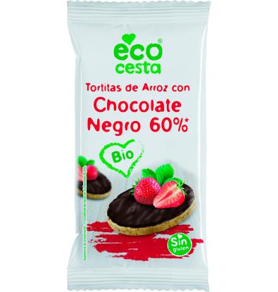TORTITAS ECO CESTA ARROZ CHOCOLATE NEGRO 100 G