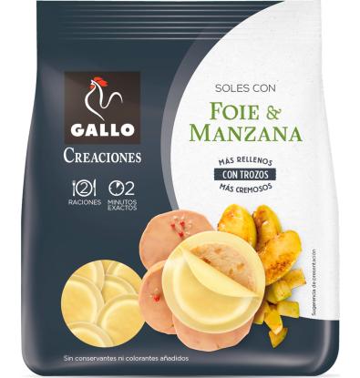 SOLES GALLO FOIE-MANZANA 250 G