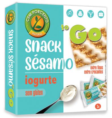 SNACK CEM PORCEN SÈSAM/YOGURT SENSE GLUTEN 3 UNITATS