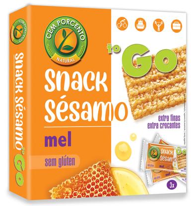 SNACK CEM PORCEN SESAMO/MIEL SIN GLUTEN 3 UNIDADES
