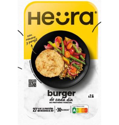 HAMBURGUESA HEURA VEGETAL POLLASTRE 180 G