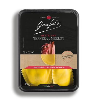 MEZZELUNE GAROFALO TERNERA MERLOT 230 G