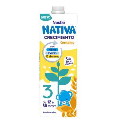 Nativa Nestlé Nativa Leche (2) de continuación líquida, de 6 a 12 meses  nativa de Nestlé 1 l