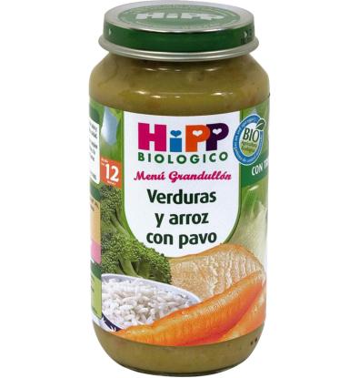 TARRITO HIPP BIOLÓGICO ARROZ Y PAVO 250 G
