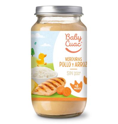 POTITO BABY CUAC VERDURA-POLLO-ARROZ 250 G