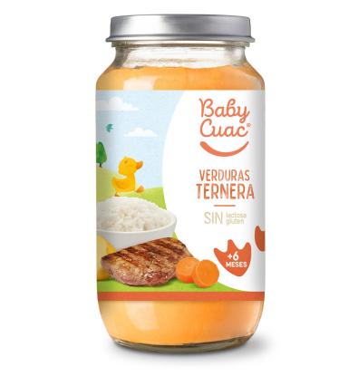 POTITO BABY CUAC VERDURA-TERNERA 250 G