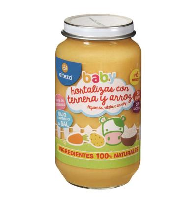 POTITO ALTEZA HORTALIZAS-TERNERA-ARROZ 120 G