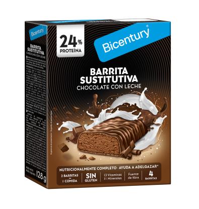 BARRITAS BICENTURY CHOCOLATE 4 UNIDADES