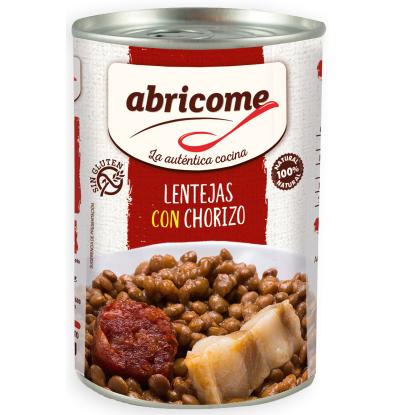LENTEJAS ABRICOME CON CHORIZO 420 G