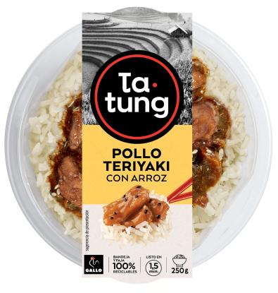 POLLO TA-TUNG TERIYAKI CON ARROZ 250 G