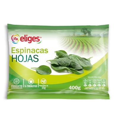 ESPINACS IFA ELIGES FULLA PORCIÓ 400 G