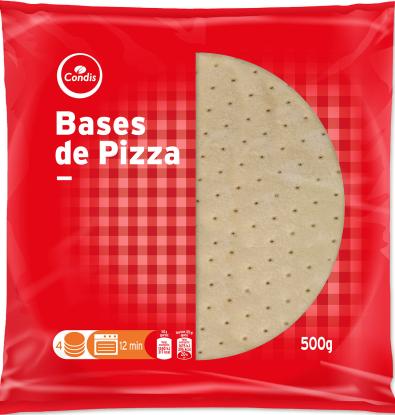 BASES CONDIS PIZZA 4 UNIDADES