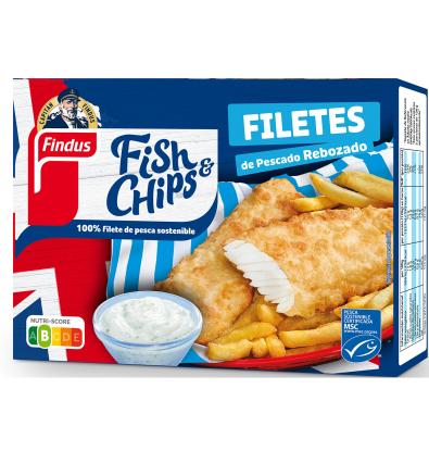 FILETE FINDUS PESCADO REBOZADO 240 GR