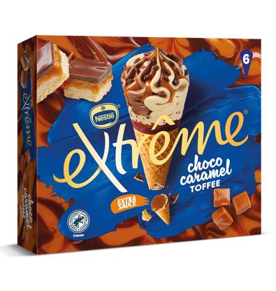 CONO EXTREME NESTLE CHOCO CARAMEL TOFFEE 6 UNIDADES