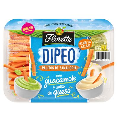 DIPEO FLORETTE GUACAMOLE Y QUESO 255 G