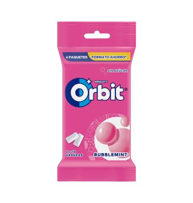 CHICLE ORBIT BUBBLEMINT 4 UNIDADES