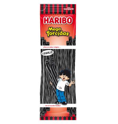 GOMINOLAS HARIBO TORCIDAS REGALIZ 200 G