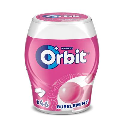 CHICLE BOX ORBIT BUBBLEMINT 46 UNIDADES 1 PAQUETE