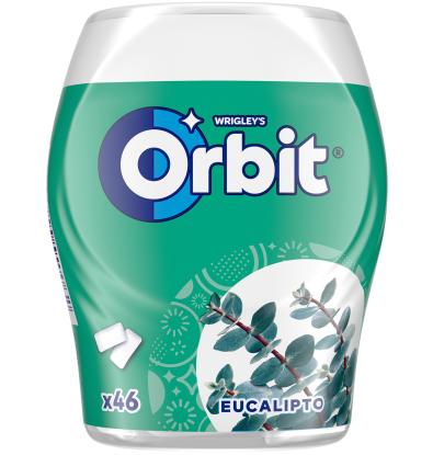 CHICLE BOX ORBIT EUCALIPTO 46 UNIDADES 1 PAQUETE