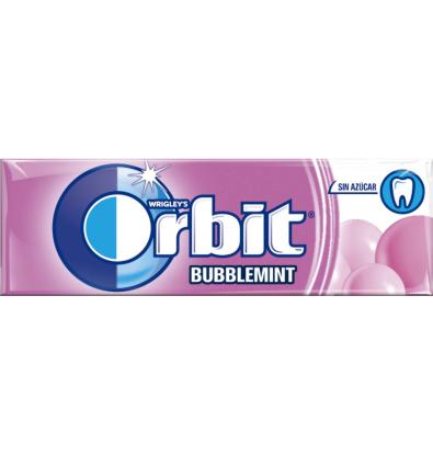CHICLE ORBIT BUBBLE.S/A 1 PAQUETE