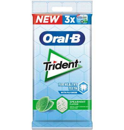 TRIDENT ORAL B PEPPERMINT 3UNIDADES 1 PAQUETE