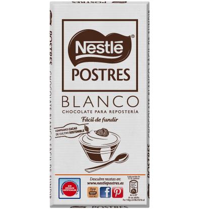 CHOCOLATE NESTLÉ POSTRES BLANCO 180 G