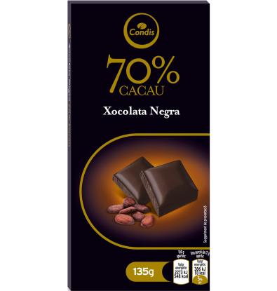 XOCOLATA CONDIS NEGRA 70% 135 G