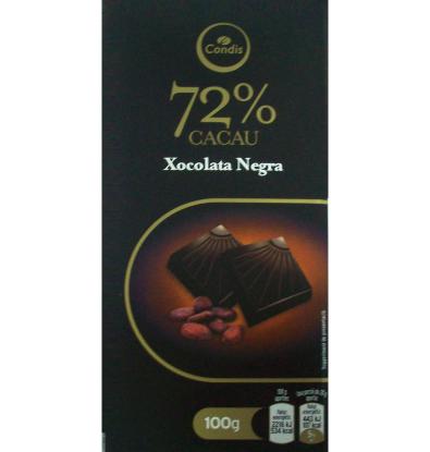 XOCOLATA CONDIS NEGRA 72% 100 G