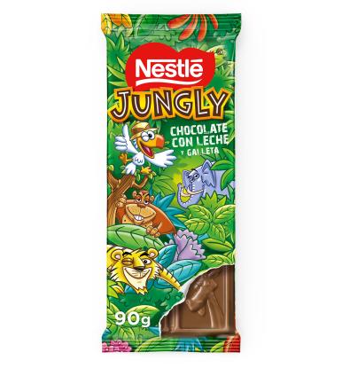 CHOCOLATE NESTLE JUNGLY LECHE 90 G