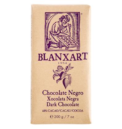 CHOCOLATE BLANXART 60% CACAO 200 G
