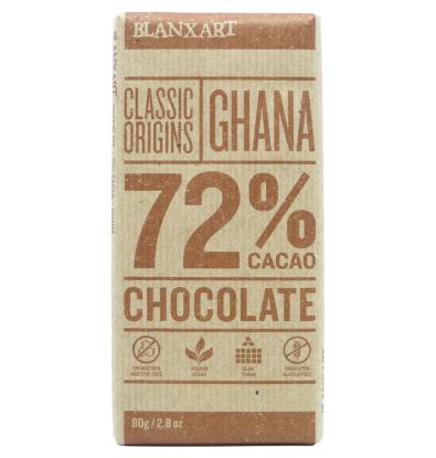 CHOCOLATE BLANXART 72% GHANA 80 G