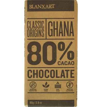 CHOCOLATE BLANXART 80% GHANA 80 G