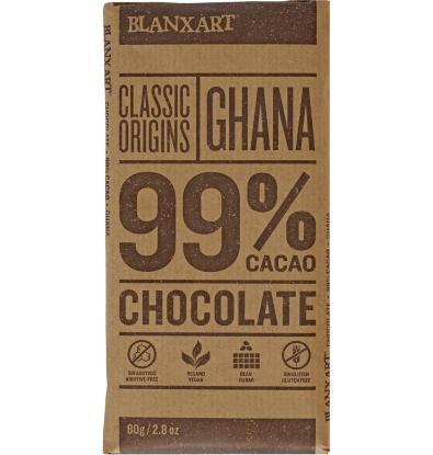CHOCOLATE BLANXART 99% GHANA 80 G