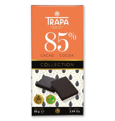 XOCOLATA TRAPA 85% COLLECTION 85 G