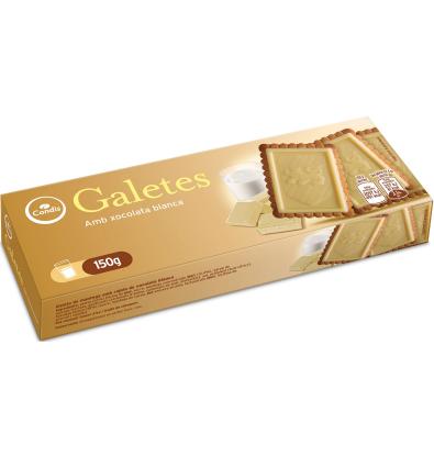 GALLETAS CONDIS CON CHOCOLATE BLANCO 150 G