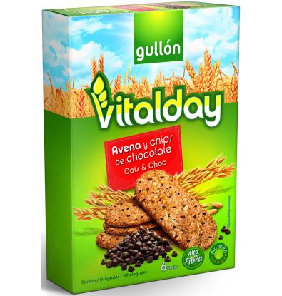 GALLETA GULLÓN VITALDAY AVENA CHIP CHOCOLATE 240 G