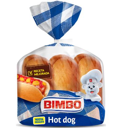 BOCATAS BIMBO HOT DOGS 6 UNIDADES