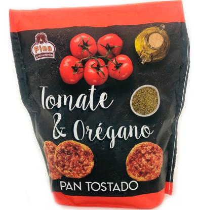 PAN TOSTADO FINA TOMATE & ORÉGANO 160 G