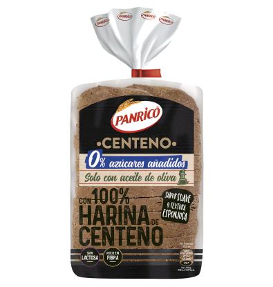 PAN MOLDE PANRICO 100% HARINA CENTENO 400 G