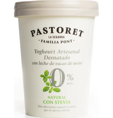 YOGUR PASTORET 0%NATURAL STEVIA 500 G