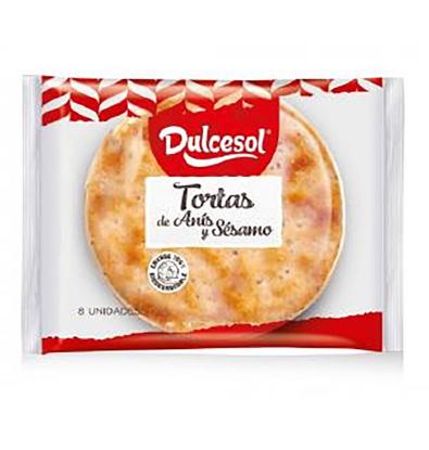 TORTAS DULCESOL ANIS 8 UNIDAD