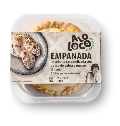 EMPANADA ALOLOCO CEBOLLA Y QUESO DE CABRA 2 UNIDADES
