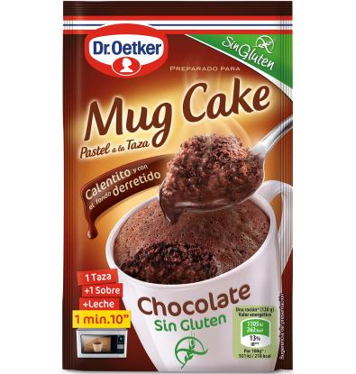 MUG CAKE DR.OETKER CHOCOLATE SIN GLUTEN 60 G