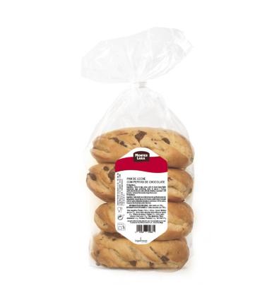 PAN DE LECHE MONTES LARA PEPITAS 8 UNIDADES 280 G