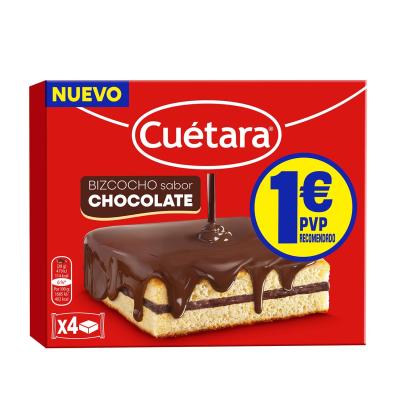 BESCUIT CUETARA XOCOLATA 4 UNITATS