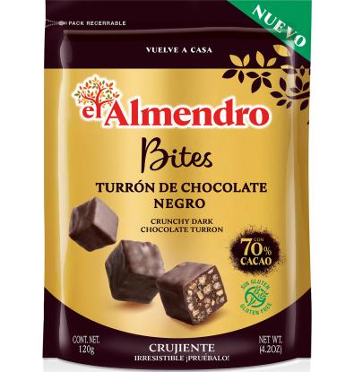 BITES TURRÓN EL ALMENDRO 70% CHOCOLATE 120 G