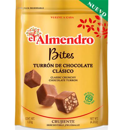 BITES TURRÓN EL ALMENDRO CHOCOLATE CON LECHE 120 G