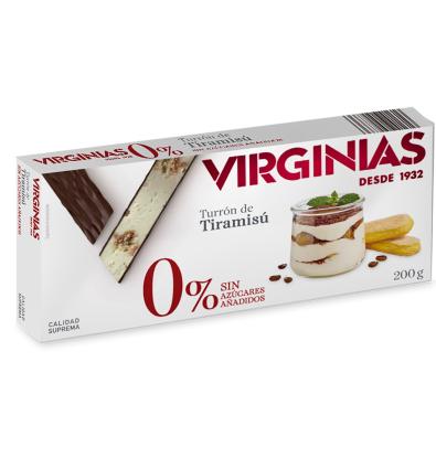 TURRON 0% VIRGINIAS TIRAMISU SIN AZUCARR 200 G