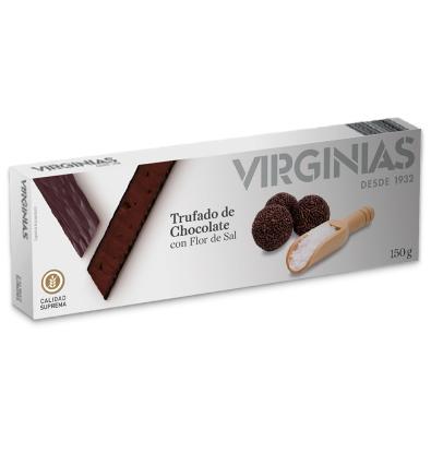 TURRON CHOCO VIRGINIAS TRUFA FLOR DE SAL 150 G