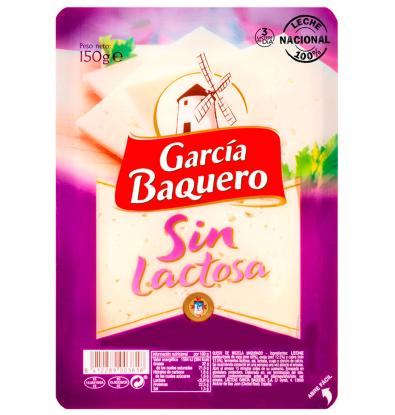 QUESO GARCÍA BAQUERO SIN LACTOSA LONCHAS 150 G